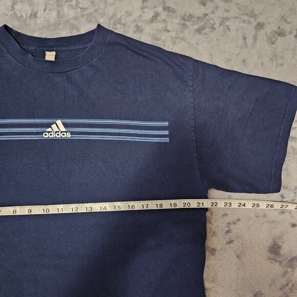 Adidas Men's Center Logo T-Shirt Y2K Vibe NO TAG Fits like REGULAR MEDIUM - Picture 5 of 6